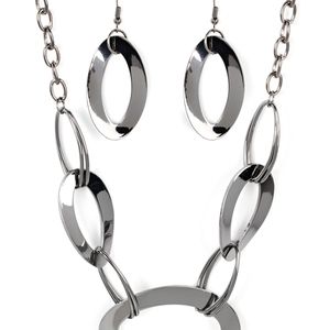 Necklace and complimentary earrings